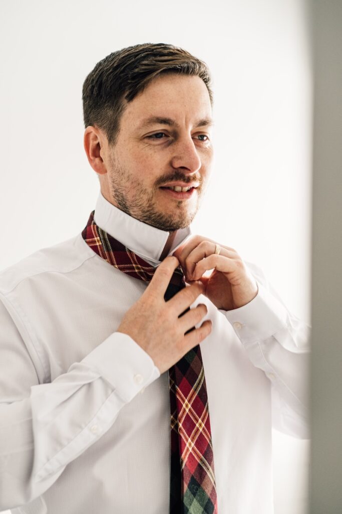 Best man with tie