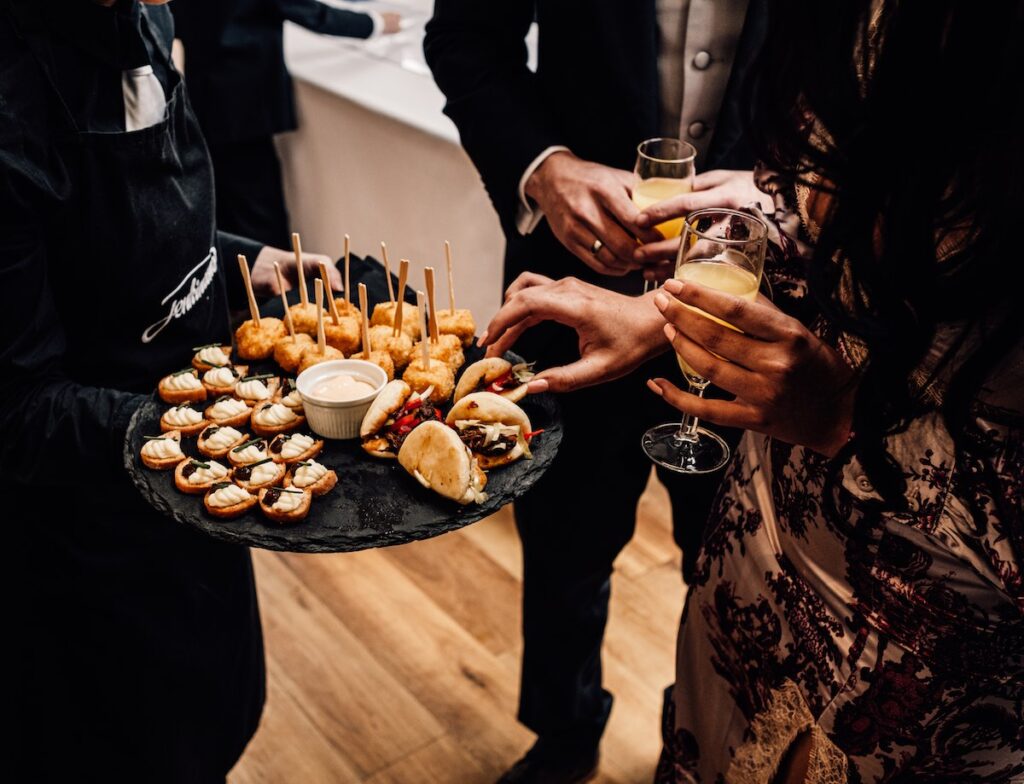 Wedding canapés 