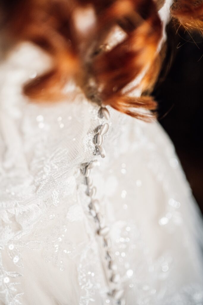 The wedding dress