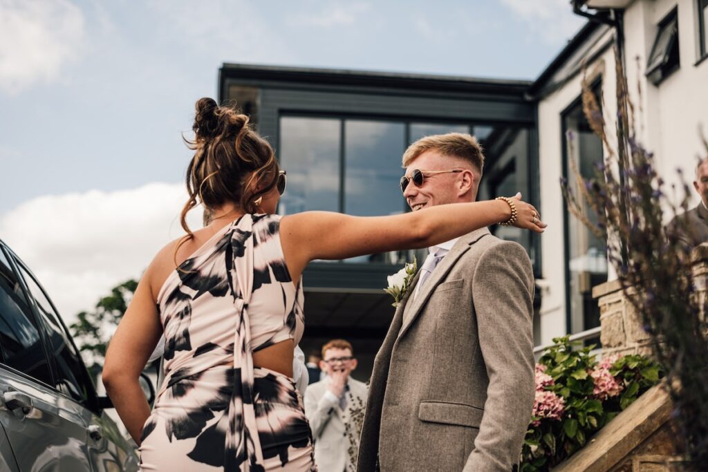 Cheeky wedding guest