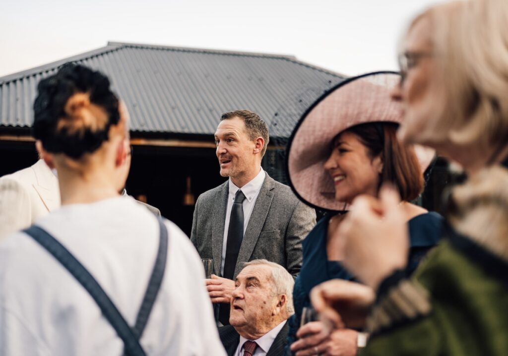 Candid wedding photography