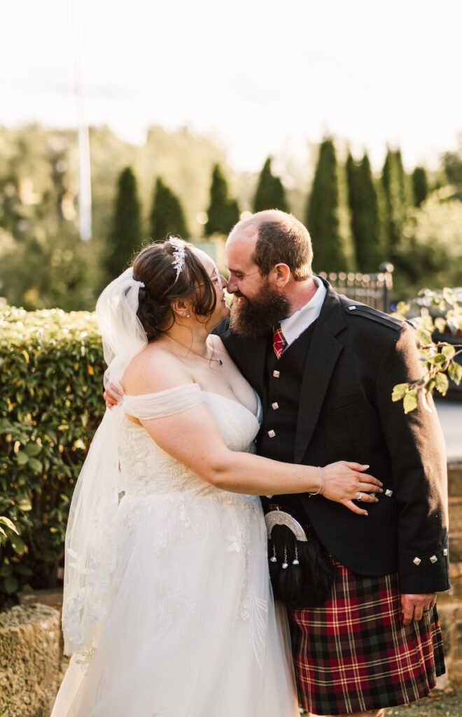 A wedding portrait