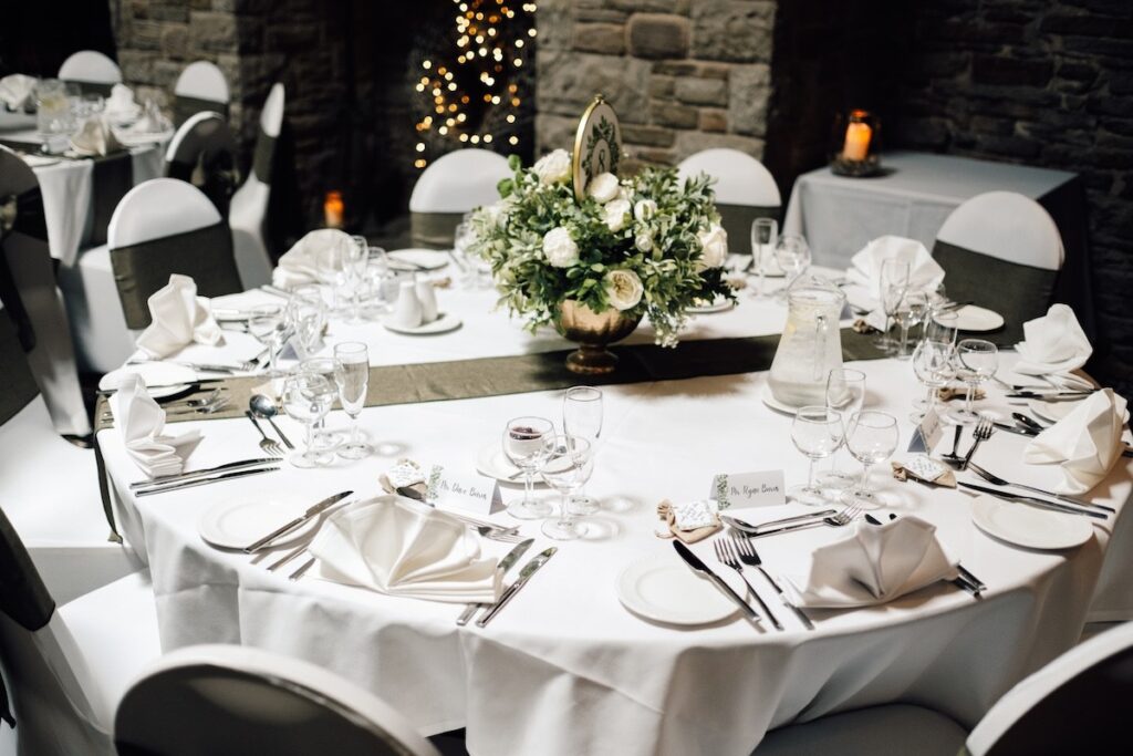 Wedding table decoration